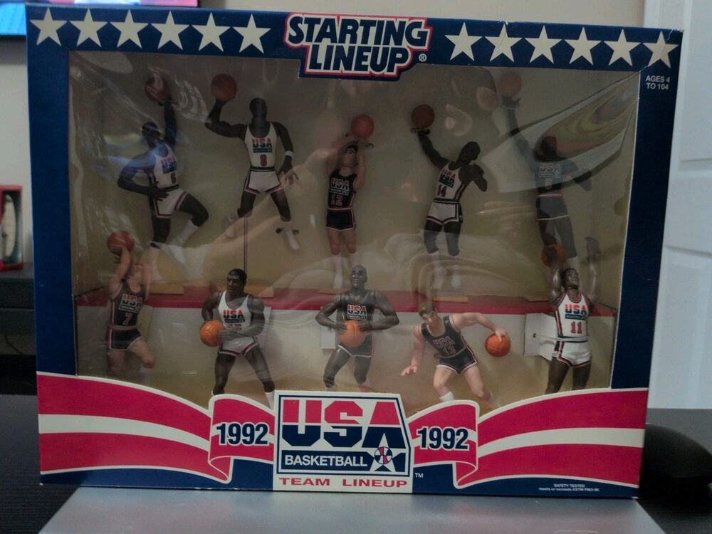 Olympic 1992, Kenner USA Dream Team Starting Lineup - Basketball Figure Set